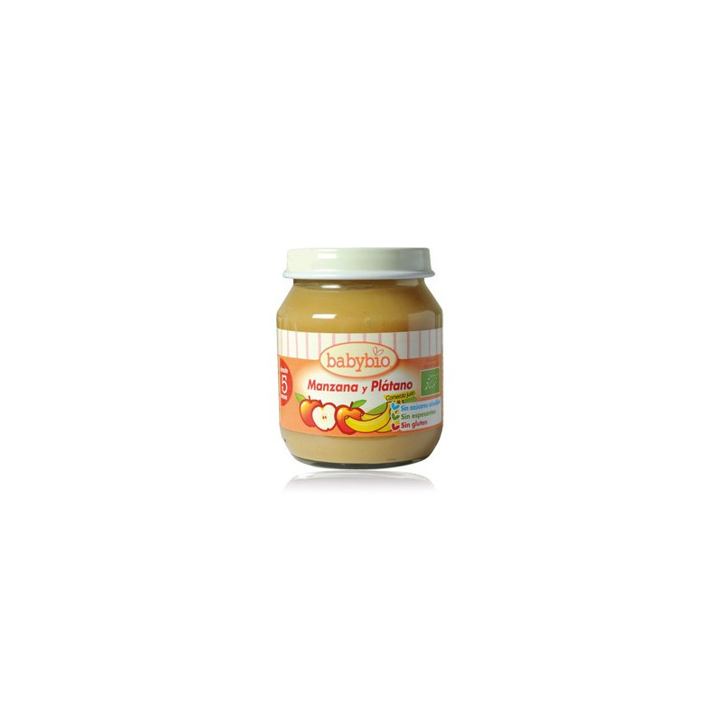 Babybio Manzana y Platano 2 X 130 gr