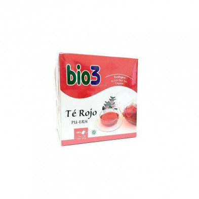 Bio3 Té Rojo Pu-Erh Ecológico 100 bolsitas