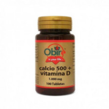 Calcio 500 + Vitamina D 100 Comprimidos Obire