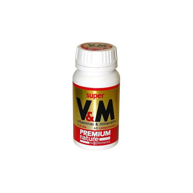 Super Vm Vitaminas Y Minerales 60 Comprimidos Pinisan