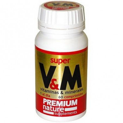 Super Vm Vitaminas Y Minerales 60 Comprimidos Pinisan