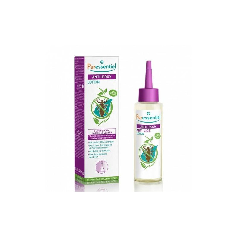 Locion De Tratamiento Antipiojos 100 ml Puressentiel