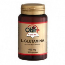 L-Glutamina 400 mg 90 Cápsulas Obire