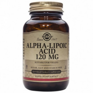 Acido Alfa Lipoico 120 mg 60 Vegicaps Solgar