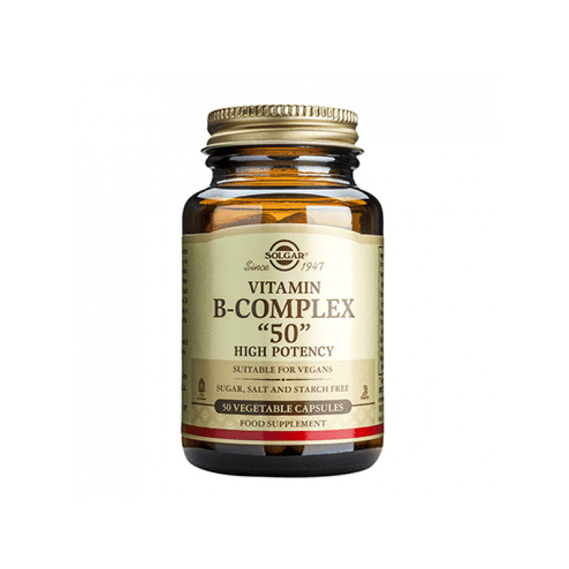 Vitamina B Complex 50 50 Cápsulas Solgar