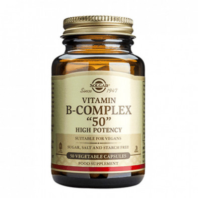 Vitamina B Complex 50 50 Cápsulas Solgar