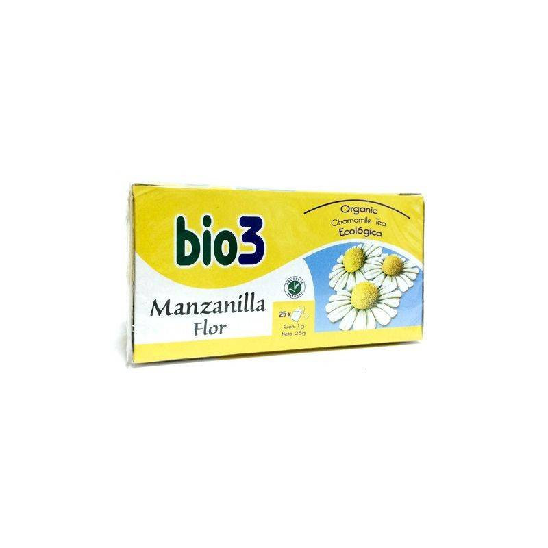 Bio3 Manzanilla Flor Ecológica 25 filtros