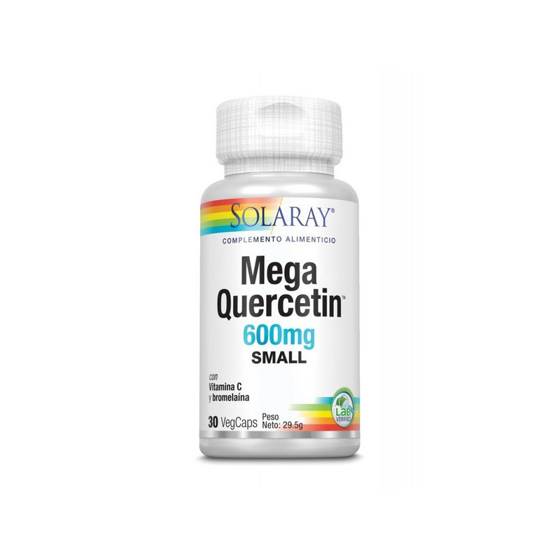 Mega Quercitina 600 mg 30 Cápsulas Solaray