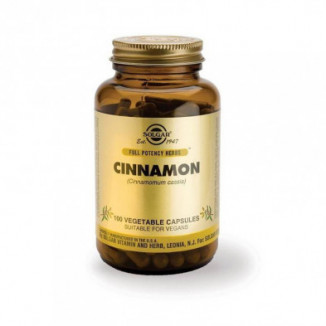 Cinnamon Canela China 100 Cápsulas Solgar