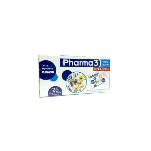 Pharma 3 Diet Detox 25 Bolsitas Infus