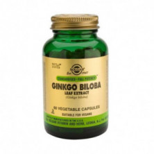 Ginkgo Biloba hoja 60 Capsulas Vegetales Solgar