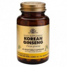 Ginseng Coreano 50 Capsulas Vegetales Solgar