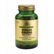 Ginseng Coreano Raiz 60 Cápsulas Solgar