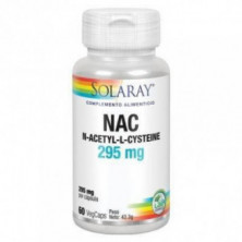 NAC 295 mg 60 Cápsulas Solaray