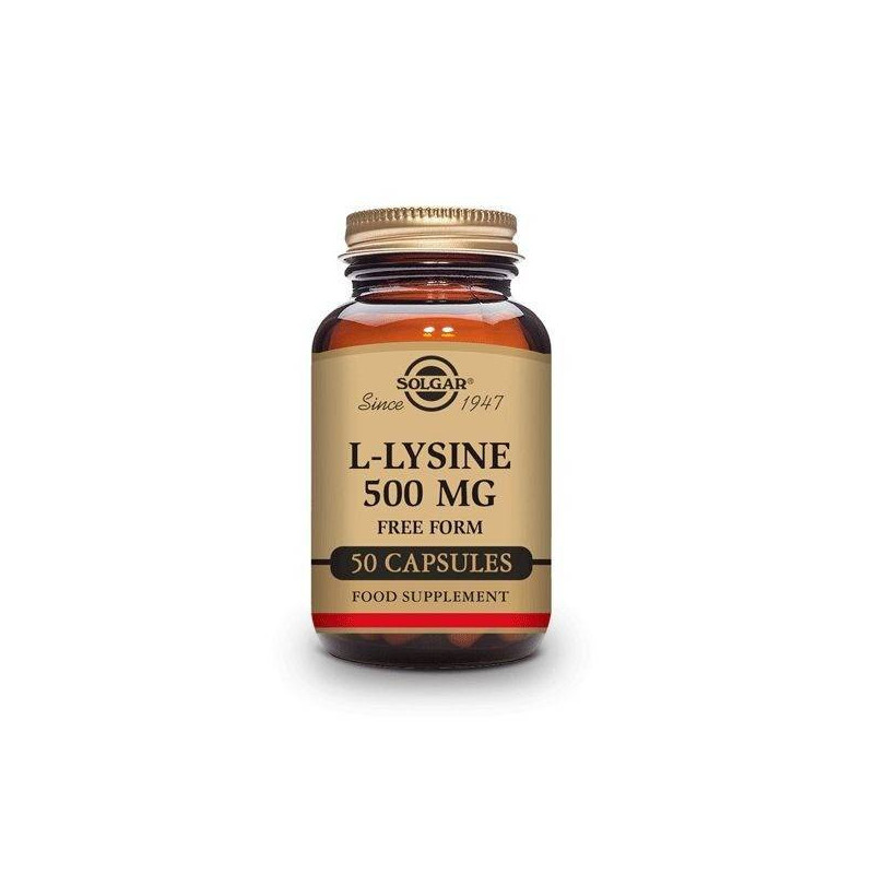 L-lisina 500 mg 50 Cápsulas Solgar