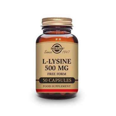 L-lisina 500 mg 50 Cápsulas Solgar