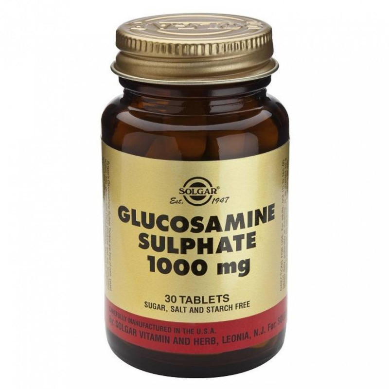 Sulfato Glucosamina 1000 mg 60 Comprimidos Solgar