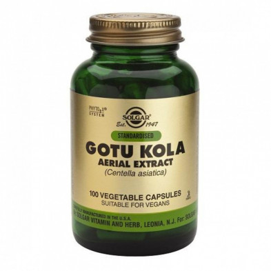 Gotu Kola Extracto Aereo 100 Cápsulas Solgar