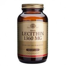 Lecitina 1360 mg 100 Perlas Solgar