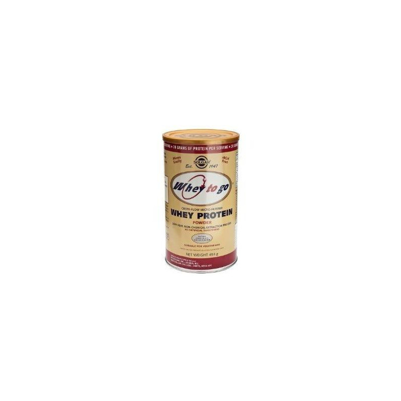 Whey To Go Proteina En Polvo Chocolate 1162 gr Solgar