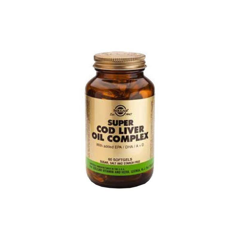 Super Cod Liver Oil Complex 60 Cápsulas Solgar