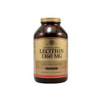 Lecitina De Soja 1360 mg 250 Perlas Solgar