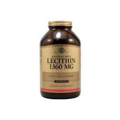 Lecitina De Soja 1360 mg 250 Perlas Solgar