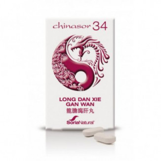 Chinasor 34 Long Dan Xie Gan Wan 30 Comprimidos Soria Natural