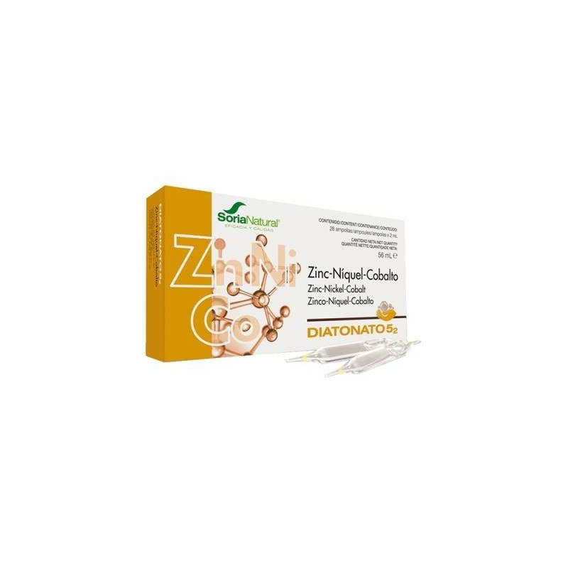 Diatonato 5/2 Zinc - Niquel - Cobalto 28 Viales Soria Natural