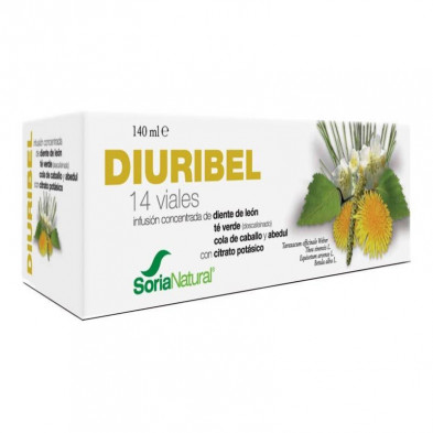 Diuribel 14 X10 ml Viales Soria Natural