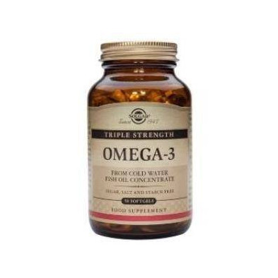 Omega 3 Triple Concentracion 50 Cápsulas Blandas Solgar