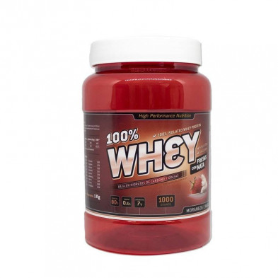 100% Whey Proteinas sabor Fresa Y Nata 1 kg Sotya