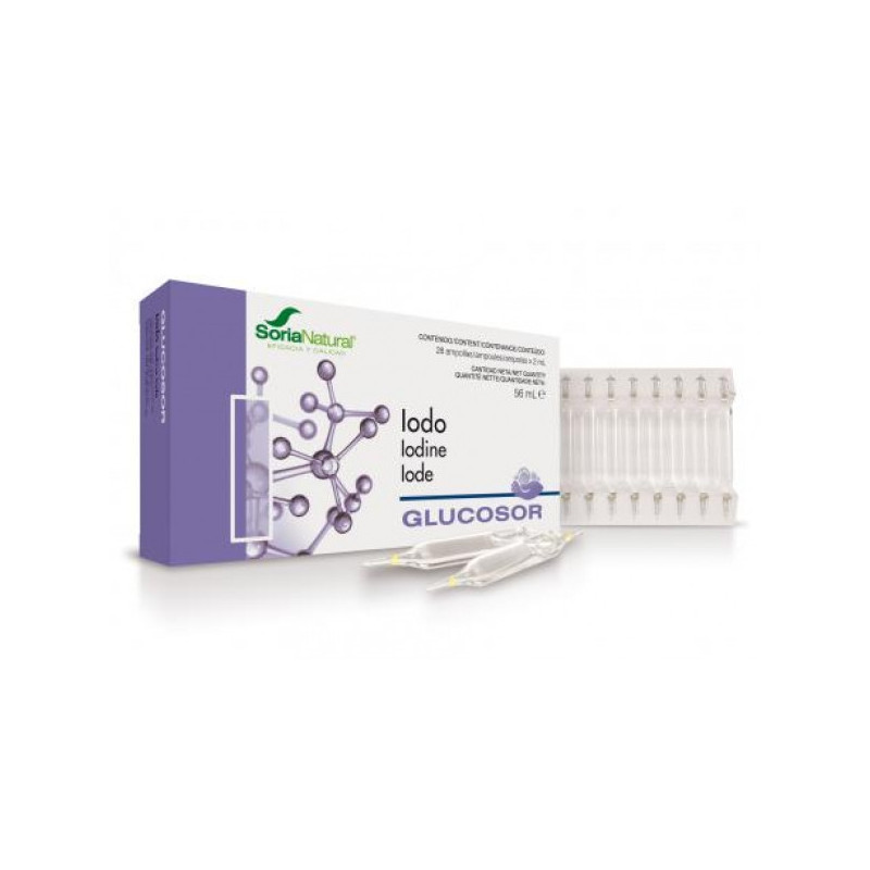 Glucosor Iodo 28 Viales de 2 ml Soria Natural