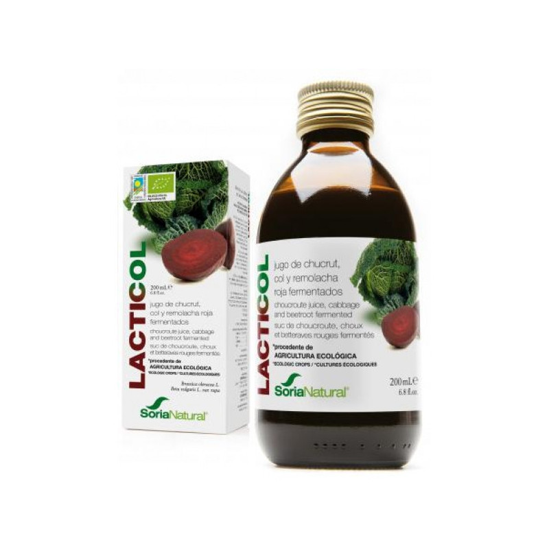 Lacticol Jugo Chucrut Eco 200 ml Soria Natural