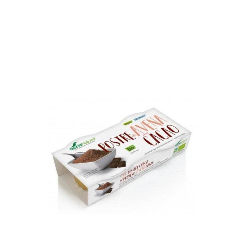 Postre de Avena con Chocolate 2x100 gr Soria Natural