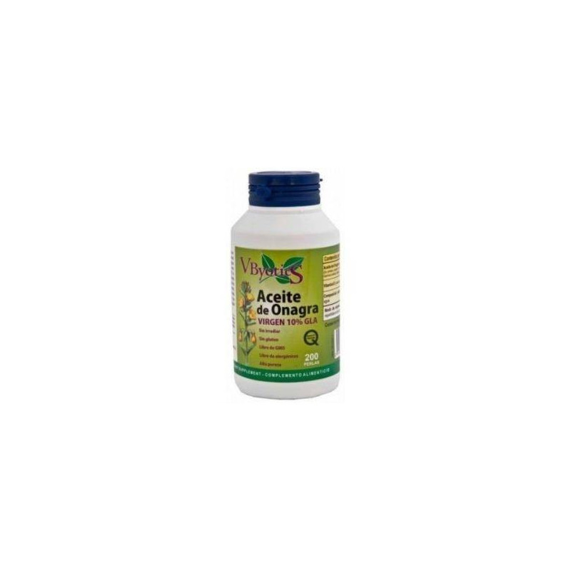 Aceite De Onagra Virgen 200 Perlas Vbyotics