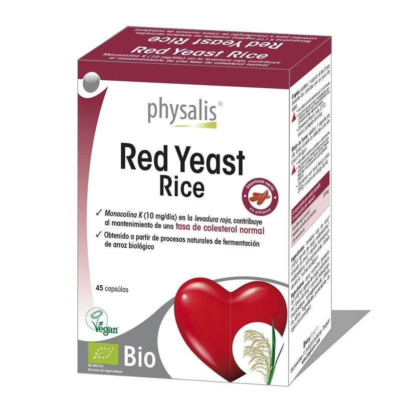 Levadura Roja De Arroz Q10 Forte 60 Cápsulas Physalis