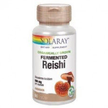 Reishi 500 mg Fermentado 60 Cápsulas Solaray