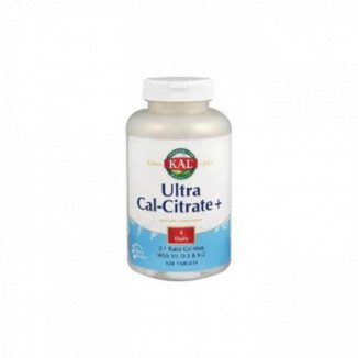 Ultra Cal Citrate + K2 120 Comprimidos Solaray