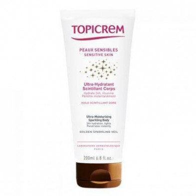 Topicrem UH Emulsion Cremosa con Efecto Dorado 200 ml