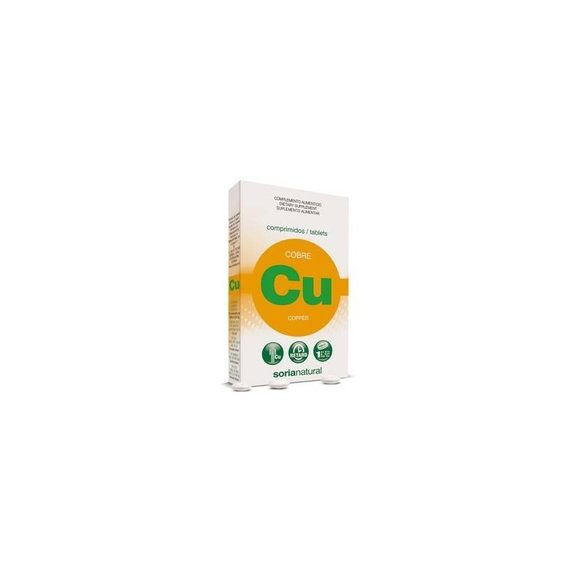 Cobre Retard 200 mg 24 Comprimidos Soria Natural