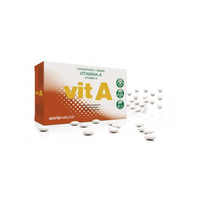 Vitamina A Retard 200 mg 48 Comprimidos Soria Natural