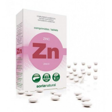 Zinc Retard 200 mg 48 Comprimidos Soria Natural