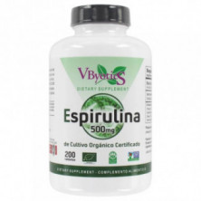 Spirulina Organica 500 mg 200 Comprimidos Vbyotics