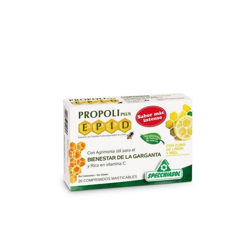 Epid Miel Limon 20 Comprimidos Specchiasol