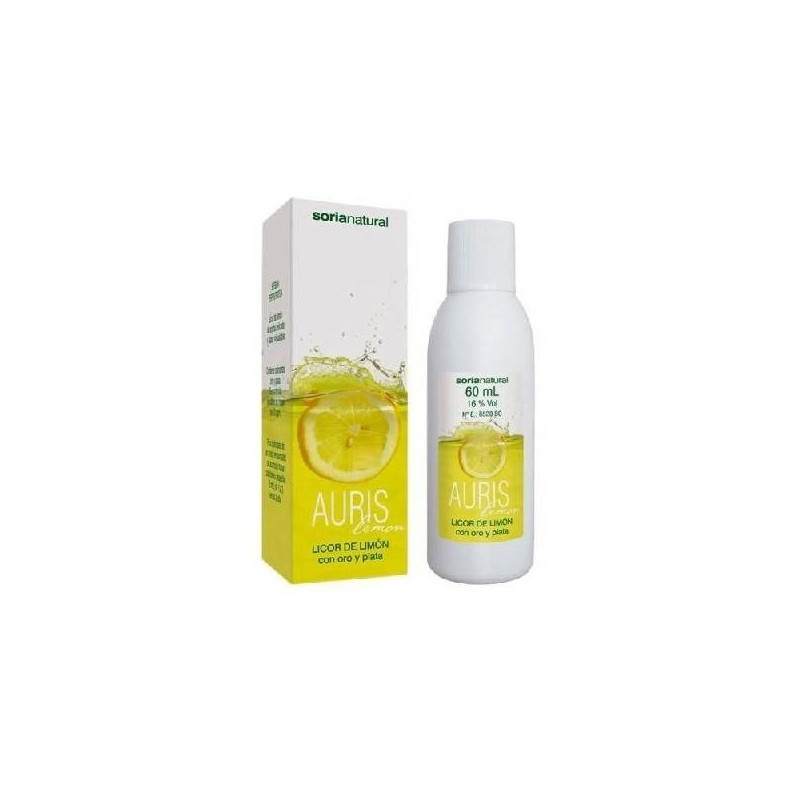 Auris Lemon Licor Limon 60 ml Soria Natural