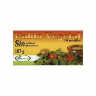 Caldo Vegetal 10 Pastillas Soria Natural