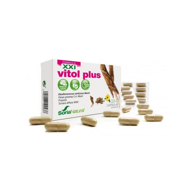 Capsulas 3-c Vitolplus Liberacion Prolongada Soria Natural