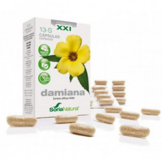 Capsulas 13-S Damiana Liberación Prolongada Soria Natural