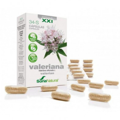 Capsulas 34-s Valeriana Liberacion Prolongada Soria Natural